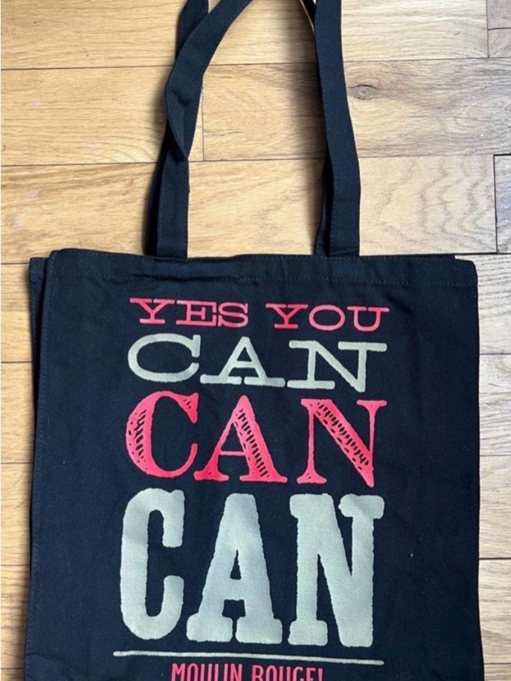 Moulin Rouge -Tote Bag with 'YES YOU CAN' Text -NWT